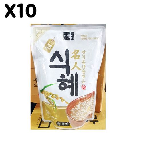 FK 꽃차 식혜농축액 하늘청 790ml X10