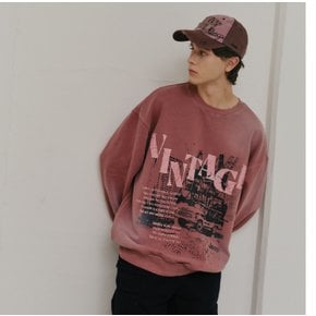 (유니)  다잉  빅프린트   맨투맨  긴소매 JR4TSU822DP_BP