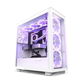 H7 Elite Matte White 컴퓨터 PC케이스