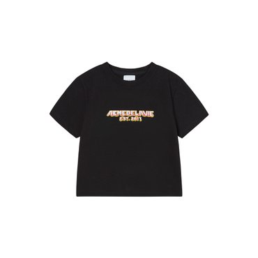 아크메드라비 로고-반팔-플레임로고크롭 WOMAN FLAME LOGO SHORT CROP SLEEVE T-SHIRT