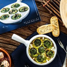  에스까르고 달팽이요리 2종 프랑스음식 와인안주 버건디 / 프레스토