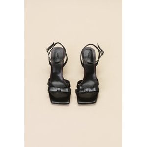 슈콤마보니 Riboon heel sandal(black) DG2AM24041BLK
