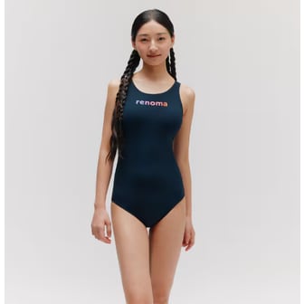 레노마수영복 *지퍼백 폴리백  브라캡 3종 무상증정* 여성 네온텍스 원피스 수영복 블랙 RN-LS2E802-BK