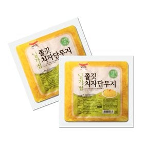 일미 일가집 쫄깃 치자단무지 1kg 3개