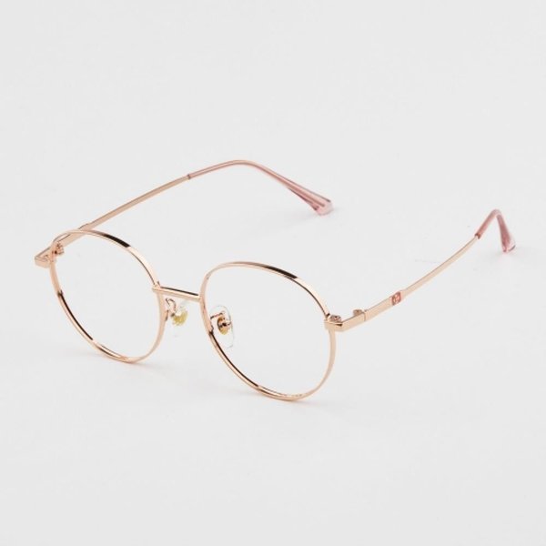 [옷자락] 남녀공용 블랙 3컬러 동글이 심플 얇은테 메탈 안경테