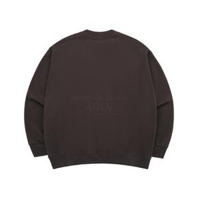 AE LOGO SYMBOL SWEATSHIRT BROWN AE로고맨투맨 브라운 SWLAES-BRN