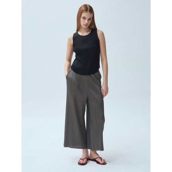 사이드 슬릿 플리츠 팬츠_3colors