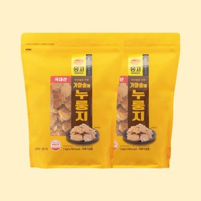 [몽고식품] 국내산 가마솥에 누룽지 1kg x 2개
