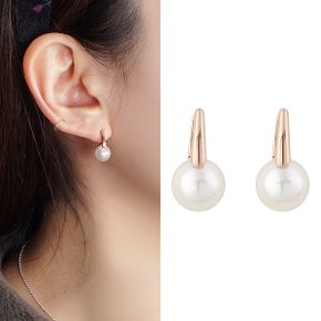 [rorojewelry] 벨루어 펄 드롭 / 14k 귀걸이