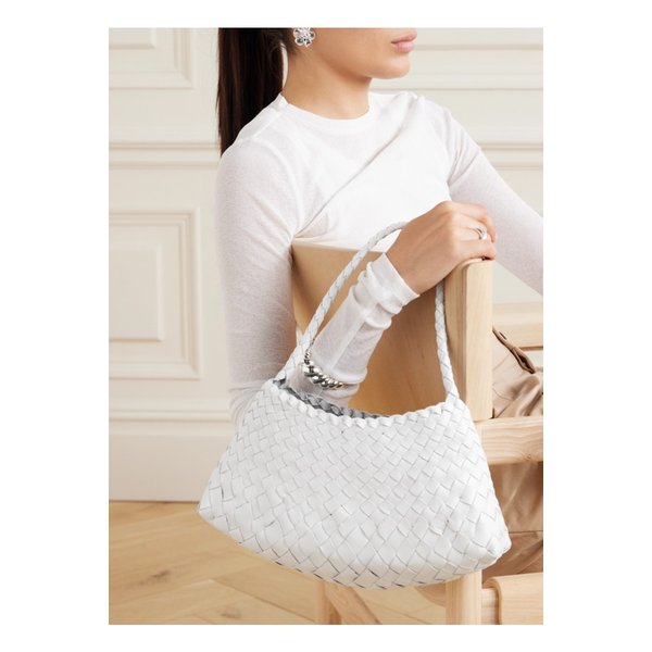 로잔나 미니 우븐 가죽 토트 화이트 1647597330062001