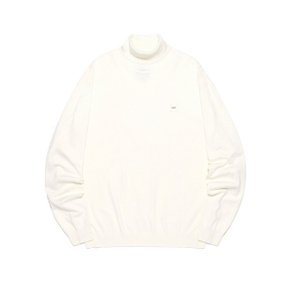 M 리긴팔티 CQK LE2303KT10IV 터틀넥 워셔블 니트 아이보리