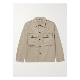 Hartford 하트퍼드 다르 헤링본 코튼 오버셔츠 뉴트럴 1647597356830005