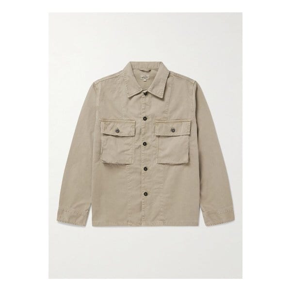 하트퍼드 다르 헤링본 코튼 오버셔츠 뉴트럴 1647597356830005