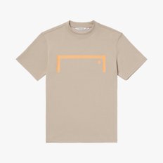 [여주점] AIR MESH BIG LOGO TEE-BEIGE