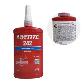 242 나사고정제 250ml 청색 중강도용 볼트