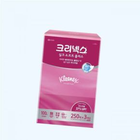 미용티슈 실크소프트 플러스 250매 3입 2팩 5120566
