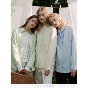 (우먼)퓨어 코튼 스탠다드 셔츠 - 7 COLOR