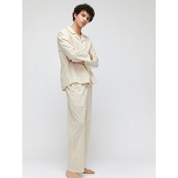 아다 체크 커플 남자 잠옷세트