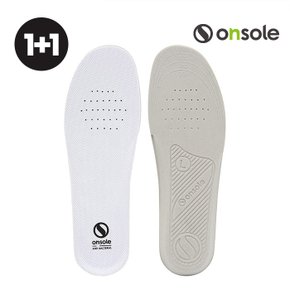 [1+1] 온솔 제너럴 인솔 올그라운드 기능성 운동화 신발 깔창 화이트