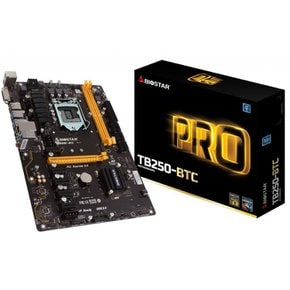 BIOSTAR LGA 1151 프로세서 지원 Intel B250 칩셋이 장착된 ATX 마더보드 TB250-BTC