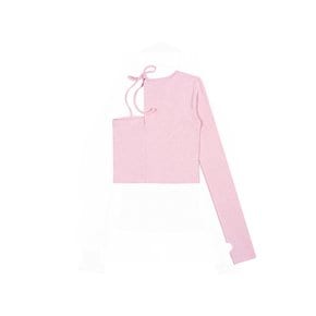 UNBALANCED WARMER CROP TOP (Pink)