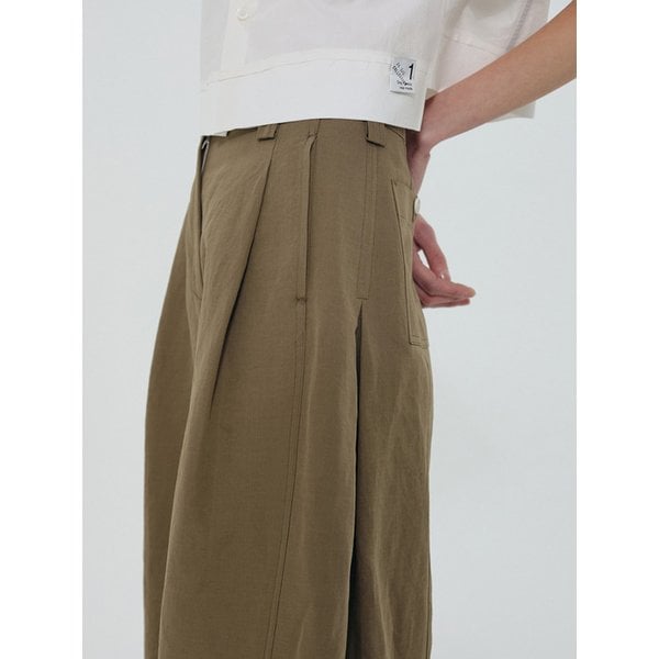Linen Wide Pants_RQPAM24579KHX