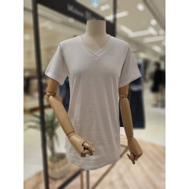 메종블랑쉬 이중에리V넥티셔츠 M252MTS463D