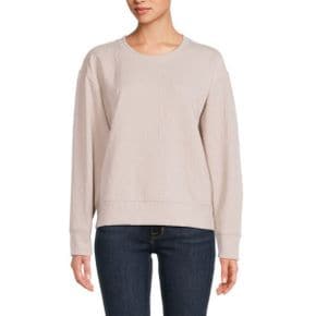 4112374 Calvin Klein Logo Embroidery Sweatshirt - STONE BEIGE 68617496