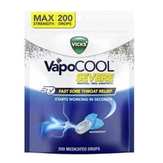 c/Vicks VapoCOOL 빅스 바포럽 쿨 잔기침 캔디 200개