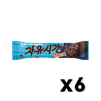  해태 자유시간 크리스피 초코바 27g x 6개