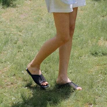 로서울 Roman slides Mesh Black