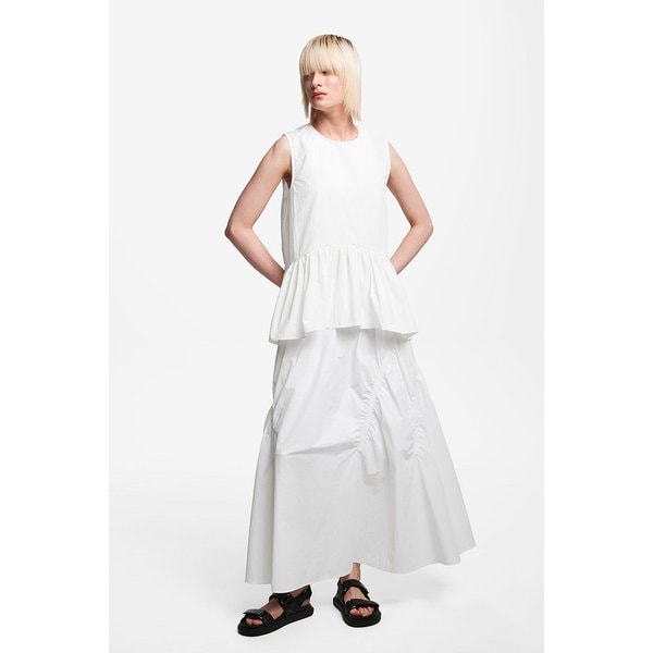 셔링 롱 스커트 J916203505001