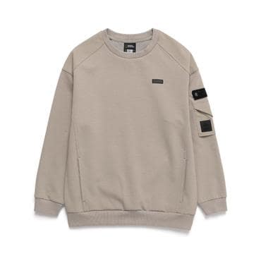 내셔널지오그래픽키즈 K243USW230 어드벤처 우븐포켓 맨투맨 GRAYBEIGE