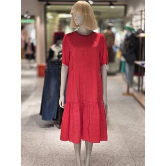 베네통 [파주점] 포니 니트 배색 원피스 BAOPA1541-RD