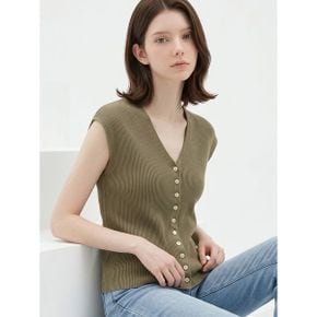 브이넥썸머니트베스트 B6M0372_P428585432