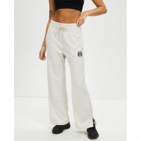 4378860 Nike High-Waisted Wide-Leg Fleece Pants - Oatmeal Heather