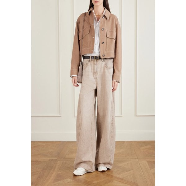 브루넬로쿠치넬리 크롭 코튼 트윌 재킷 46376663163006579