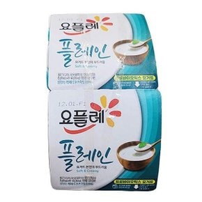 빙그레 요플레 오리지널 (플레인) 85G X 4입 X 3개 코스트코