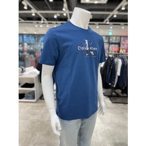[파주점] [캘빈클라인진]남성 포토그래픽 모노로고 반팔 티셔츠 4RE878G-CEC