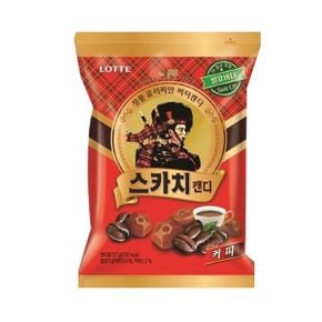 출출할때 간식 롯데 스카치캔디 커피맛 157g x 20개