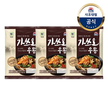 대림선 [사조]대림선 가쓰오우동 229.4g x3개