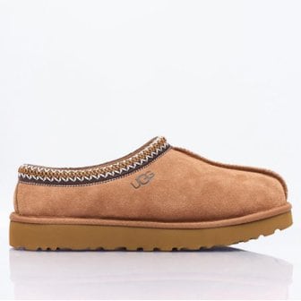 UGG 24 FW 어그 타스만 Tasman 브레이드 카라 스웨이드 슬리퍼 브라운 5955 CHE