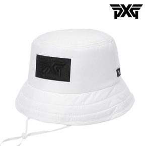 정품 PADDED HAT 겨울 패딩 햇 화이트