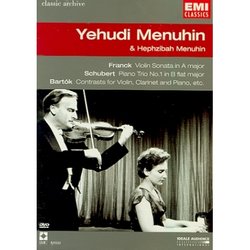 DVD] Yehudi Menuhin (예후디 메뉴힌) - Franck / Schubert / Bartok (Classic Archive  25) - SSG.COM