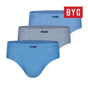 BYC 남성 삼각팬티 순면 맥시 브리프 빅사이즈 MCF2156 3매입