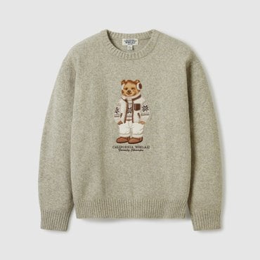 후아유 Steve Premium Jacquard Sweater WHKAE4T11U