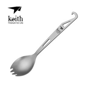 [키이스] KE Titanium Spork with Bottle Opener_Ti5311