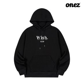 원즈 OZ 기모 후드티 WISH (OZ191) 블랙