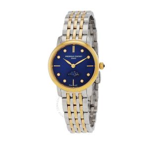 4666179 Frederique Constant Classics Quartz Diamond Blue Dial Ladies Watch