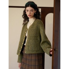 SR_Alpaka Wool Moss Green Jacket